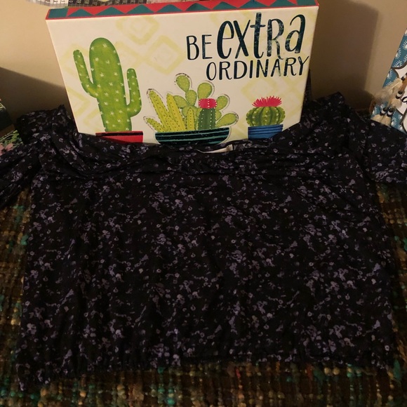 🌟B2G1🌟Michael Michael Kors floral peasant top - Picture 8 of 14